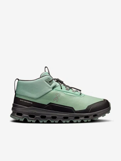 On Running Kids Cloudhero Mid Waterproof Trainers In Green
