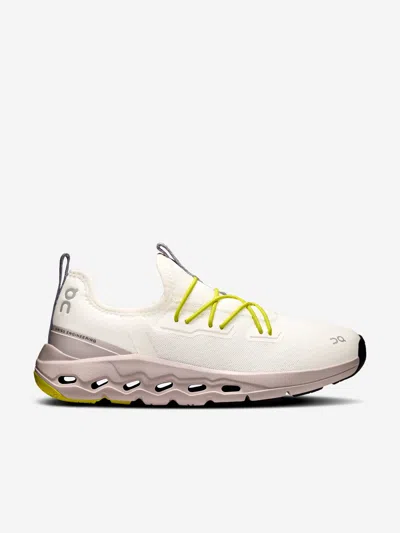 On Running Kids Cloudleap Trainers In White