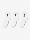 On Running Kids Logo 3 Pack Socks Set In White