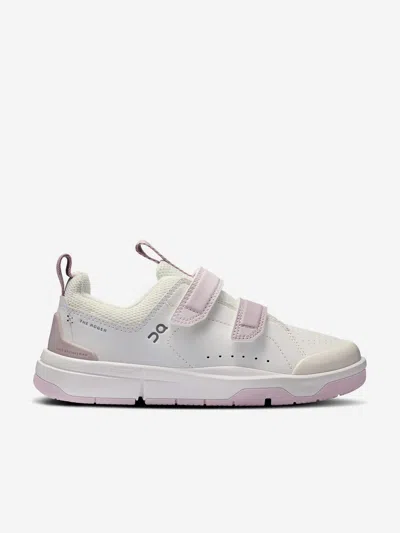 On Running Kids The Roger Trainers In White