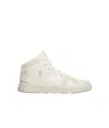 On Running Lace-up High-top Casual Shoes In White