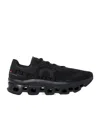 On Running Lace-up Low-cut Sneakers In Black