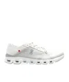 On Running Lace-up Running Sneakers In White