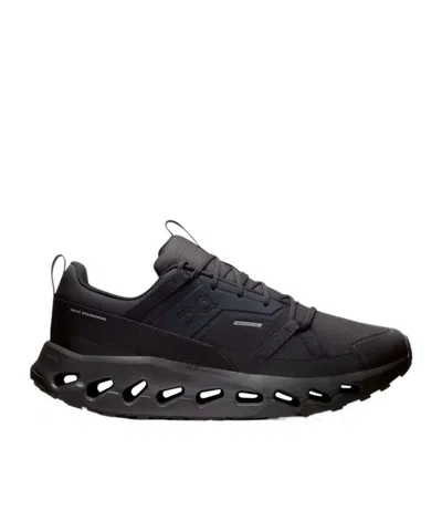 On Lace Up Sneakers In Black
