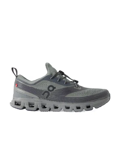 On Running Lace Up Sneakers In Gray