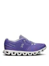 On Running Cloud 5 Blueberry Feather Trainers In Purple