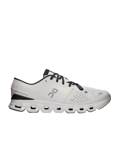 On Running Lace-up Sneakers In White