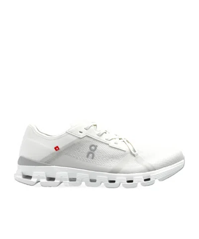 On Running Laced Sneakers In White