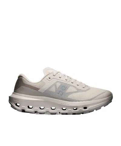 On Running Logo Detailed Lace-up Sneakers In Pearl  Cinder