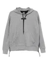 On Logo-patch Hoodie In Gray