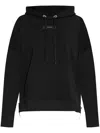 On Running On Hooded Jersey Sweatshirt In Black