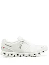 On Running Logo-print Lace-up Sneakers In White