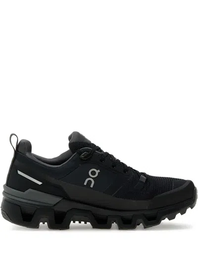 On Running Logo-print Sneakers In Black