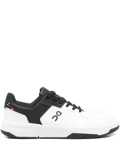 On Running Logo-print Sneakers In White