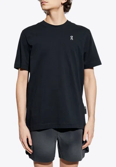On Running Logo Print Training T-shirt In Black