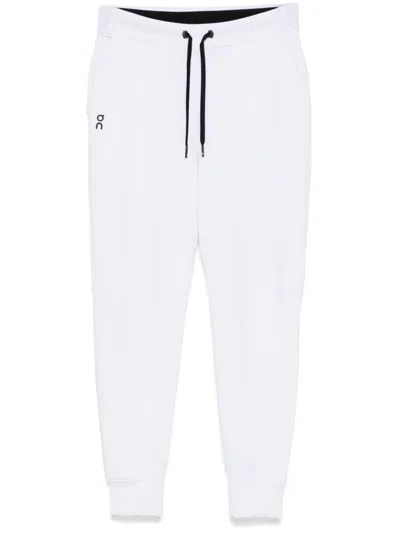 On Running Logo-printed Track Pants In White