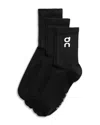 On Logo Cott-blend Socks In Black