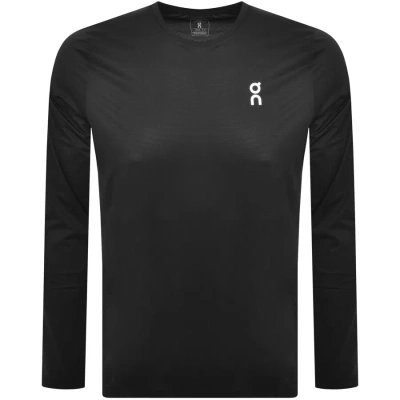 On Running Long Sleeve Core T Shirt Black