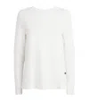 On Running Long-sleeve Focus-t T-shirt In White