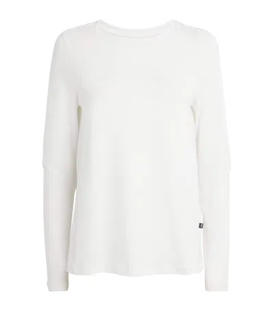 On Running Long-sleeve Focus-t T-shirt In White