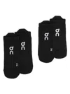 On Running Low Core Run Socks (set Of Two) In Black