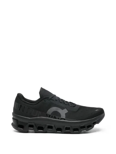 On Cloudmster 2 Rubber-trimmed Mesh Running Sneakers In Black