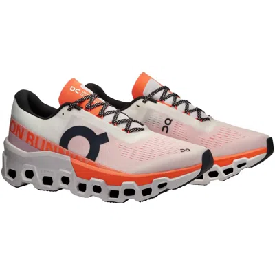 On Running Men's Cloudmonster 2 Running Shoes In Undyed/flame