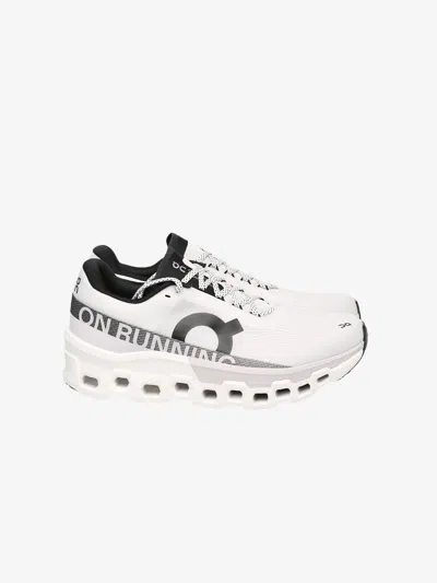 On Running Cloudmonster 2 Mesh Sneakers In White/frost