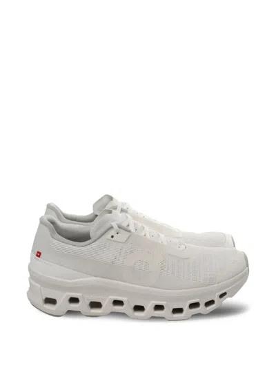 On Perforated Low-top Sneakers In White