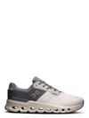 On Running Round Toe Low-top Sneakers In Wolfdust