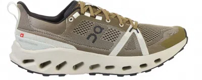 On Running Men Cloudsurfer Trail Shoes In Hunter/ice In Multi