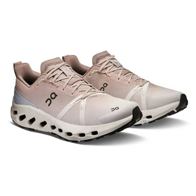 On Running Men's Cloudsurfer Trail Waterproof Running Shoes In Desert/ Wolf