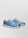 On Running Mesh Panel Round Toe Rubber Sole Sneakers