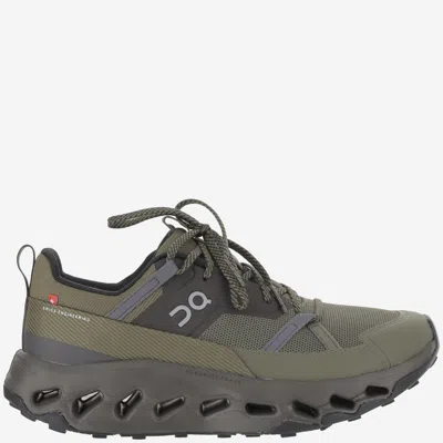 ON RUNNING OLIVE LACE UP SNEAKERS