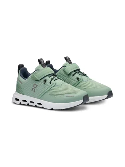 On Running Kids Cloud Play Trainers In Green