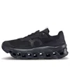On Running Black Mesh Cloudmonster Sneakers In Black