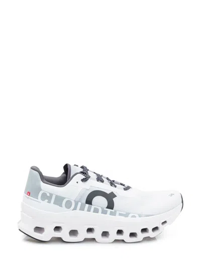 ON RUNNING ON RUNNING ON CLOUDMONSTER WHITE SNEAKERS