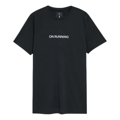 On Running On Run-t T-shirt 'black White'