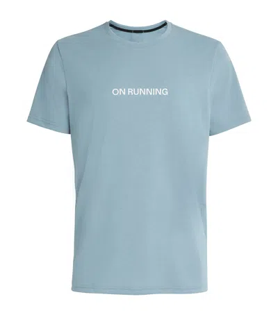 On Running On Run-t T-shirt In Blue