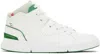 On Running On The Roger Clubhouse "white Green" Sneakers In White