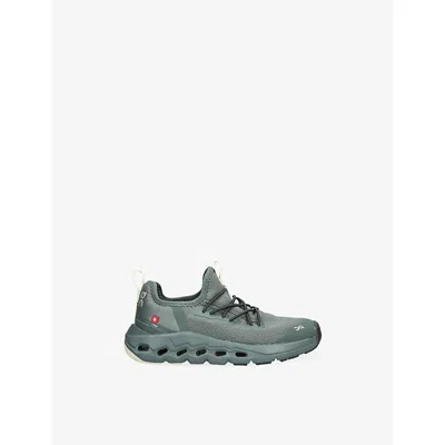 ON RUNNING PALE GREEN KIDS' CLOUDLEAP MESH LOW-TOP TRAINERS EUR 35 / 2.5 UK