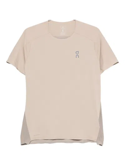 On Running Panelled T-shirt In Neutral