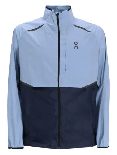 On Running Sportjacke Mit Kontrasteinsätzen In Blue