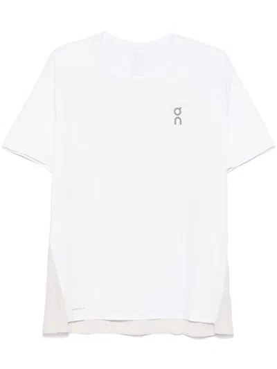 On Running Perforated Performance T-shirt In White