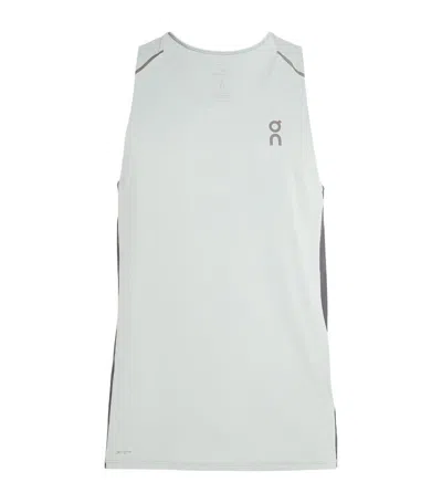 On Running Performance Tank Top In Blue