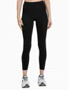 On Women's Performance Tights 7/8 In Black