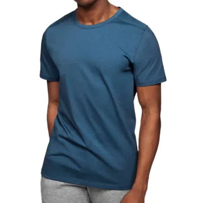 On Running Plain T-shirt In Denim In Multi