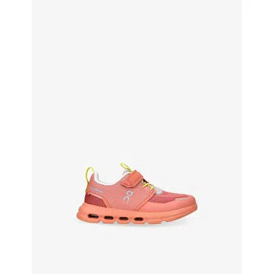 ON RUNNING KIDS' CLOUD PLAY WOVEN LOW-TOP TRAINE