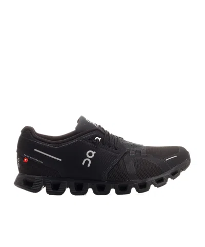 On Running Round Head Professional Sports Shoes In Black