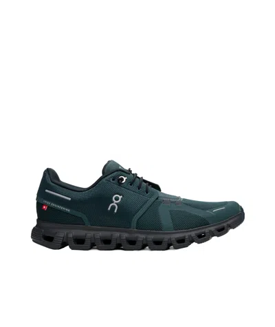 On Running Round Toe Low-top Sneakers In Black